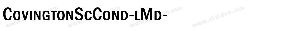 CovingtonScCond-lMd字体转换
