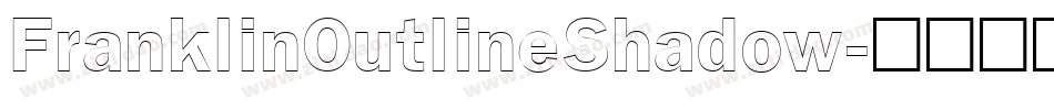 FranklinOutlineShadow字体转换