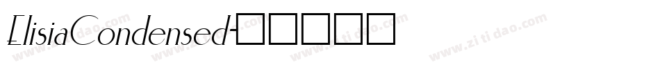 ElisiaCondensed字体转换