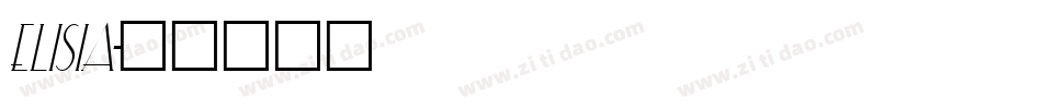 ELISIA字体转换