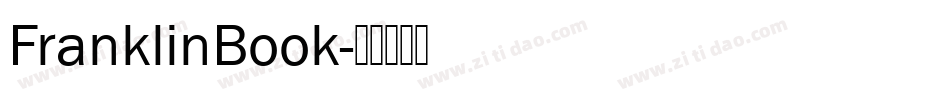 FranklinBook字体转换