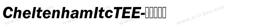CheltenhamItcTEE字体转换