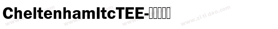 CheltenhamItcTEE字体转换