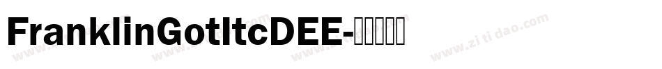 FranklinGotItcDEE字体转换