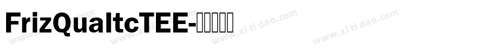 FrizQuaItcTEE字体转换