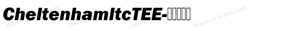 CheltenhamItcTEE字体转换