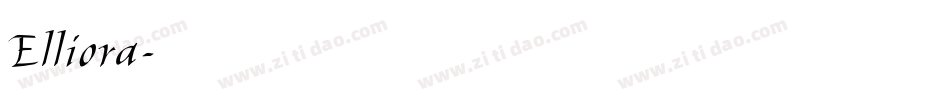 Elliora字体转换