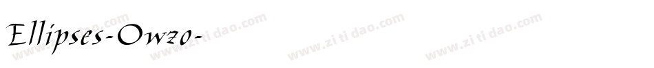 Ellipses-Owzo字体转换