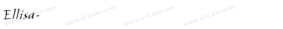 Ellisa字体转换