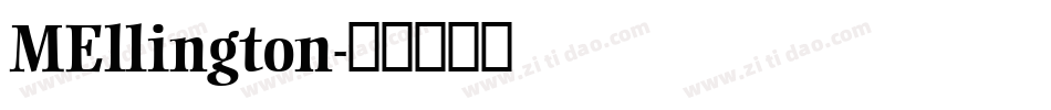 MEllington字体转换
