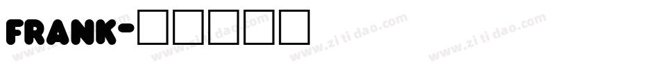 frank字体转换
