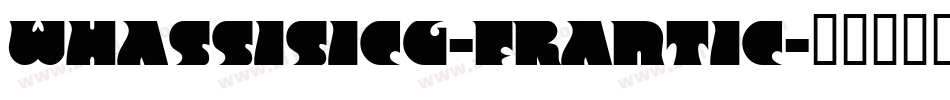 WhassisICG-Frantic字体转换