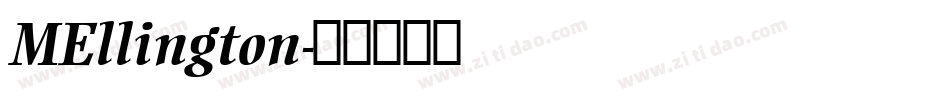 MEllington字体转换