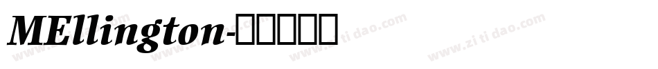 MEllington字体转换