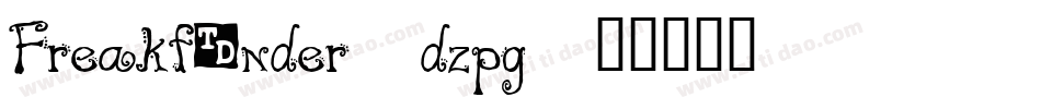 Freakfinder-dzpg字体转换