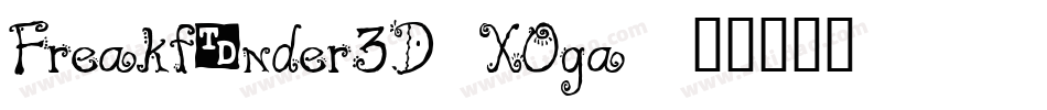 Freakfinder3D-XOga字体转换