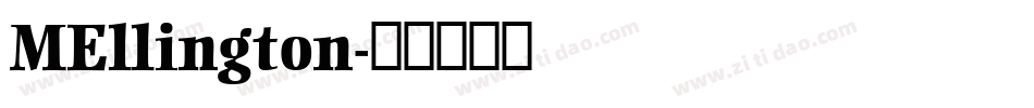 MEllington字体转换
