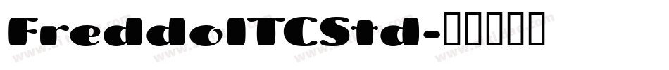 FreddoITCStd字体转换