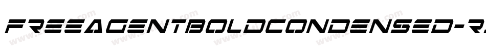 FreeAgentBoldCondensed-rj8x字体转换 FreeAgentBoldCondensed-rj8x字体转换