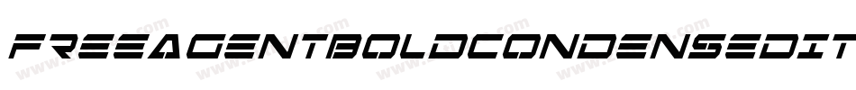 FreeAgentBoldCondensedItal-MnOp字体转换 FreeAgentBoldCondensedItal-MnOp字体转换