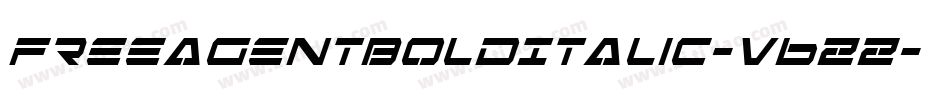 FreeAgentBoldItalic-v6ZZ字体转换