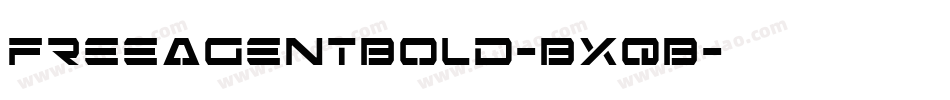 FreeAgentBold-BxqB字体转换