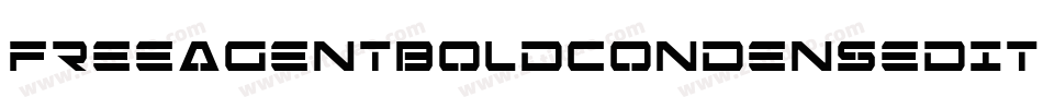FreeAgentBoldCondensedItal-MnOp字体转换 FreeAgentBoldCondensedItal-MnOp字体转换