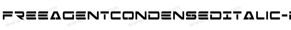 FreeAgentCondensedItalic-dWKl字体转换