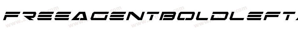 FreeAgentBoldLeftalic-w6J2字体转换