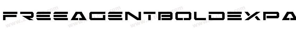FreeAgentBoldExpandedItal-294W字体转换