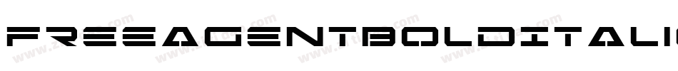 FreeAgentBoldItalic-v6ZZ字体转换