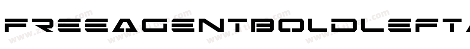 FreeAgentBoldLeftalic-w6J2字体转换