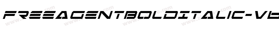 FreeAgentBoldItalic-v6ZZ字体转换