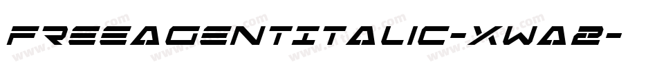 FreeAgentItalic-XwA2字体转换 FreeAgentItalic-XwA2字体转换