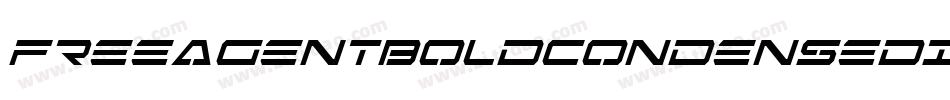 FreeAgentBoldCondensedItal-MnOp字体转换 FreeAgentBoldCondensedItal-MnOp字体转换