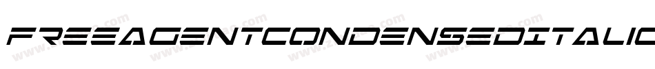 FreeAgentCondensedItalic-dWKl字体转换