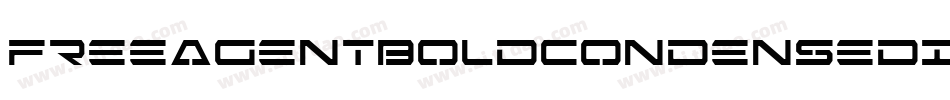 FreeAgentBoldCondensedItal-MnOp字体转换 FreeAgentBoldCondensedItal-MnOp字体转换