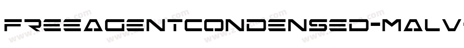 FreeAgentCondensed-mAlV字体转换