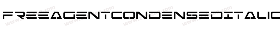FreeAgentCondensedItalic-dWKl字体转换