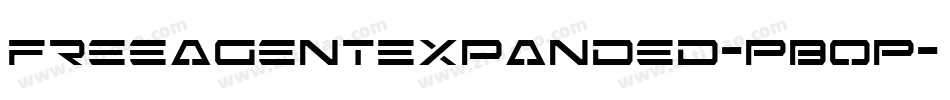 FreeAgentExpanded-PBOP字体转换