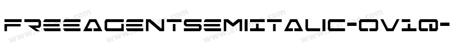 FreeAgentSemiItalic-oV1q字体转换 FreeAgentSemiItalic-oV1q字体转换