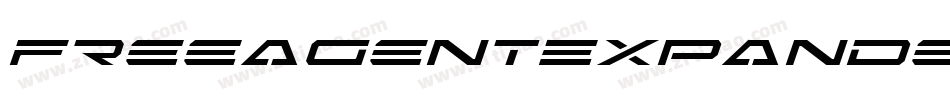 FreeAgentExpandedItalic-LlOy字体转换