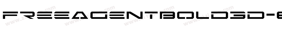 FreeAgentBold3D-8oRM字体转换