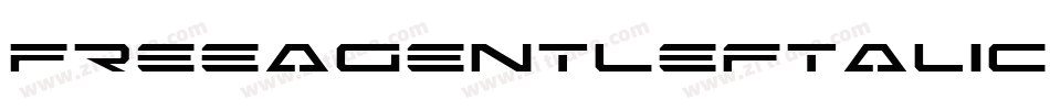 FreeAgentLeftalic-gOp3字体转换