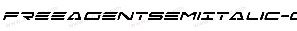 FreeAgentSemiItalic-oV1q字体转换 FreeAgentSemiItalic-oV1q字体转换