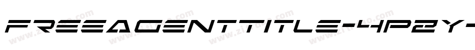 FreeAgentTitle-4PZY字体转换