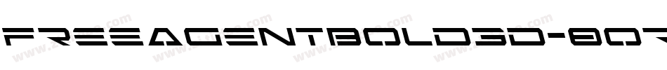 FreeAgentBold3D-8oRM字体转换