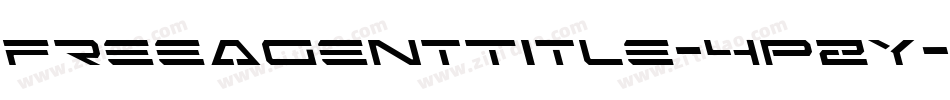 FreeAgentTitle-4PZY字体转换