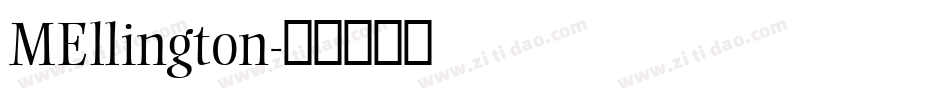 MEllington字体转换