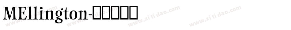 MEllington字体转换